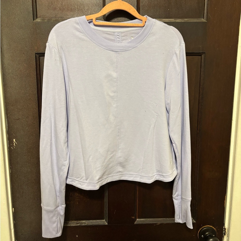 Lavender Long Sleeve Women's Active Top